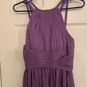 Long purple dress